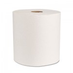 BWK 17GREEN Green Universal Roll Towels, Natural White, 8"x800ft, 6 Rolls/Carton BWK17GREEN