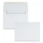 Quality Park QUA36226 Greeting Card/Invitation Envelope, A-2, Square Flap, Gummed Closure, 4.38 x 5.75, White, 500