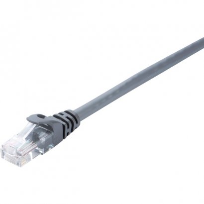 V7 Grey Cat6 Unshielded (UTP) Cable RJ45 Male to RJ45 Male 1m 3.3ft V7CAT6UTP-01M-GRY-1E