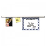 Advantus Grip-A-Strip Display Rail, 48 x 1 1/2, Aluminum Finish AVT2010