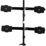 Amer Mounts Grommet Based Quad Monitor Mount. Up to 32", 26.5lb monitors AMR4P32