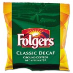 Folgers 2550006433 Ground Coffee, Fraction Pack, Classic Roast Decaf, 1.5oz, 42/Carton FOL06433