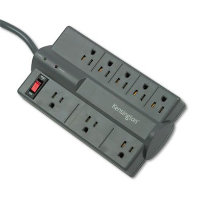 Kensington K62663US Guardian Premium Surge Protector, 8 Outlets, 6 ft Cord, 1080 Joules, Gray KMW38218