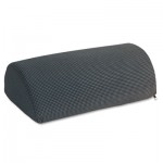 Safco Half-Cylinder Padded Foot Cushion, 17.5w x 11.5d x 6.25h, Black SAF92311