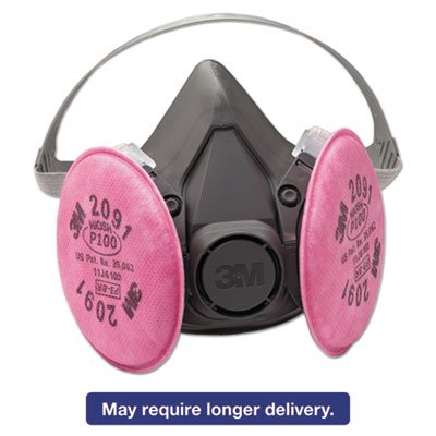 142-6291 Half Facepiece Respirator 6000 Series, Reusable MMM6291