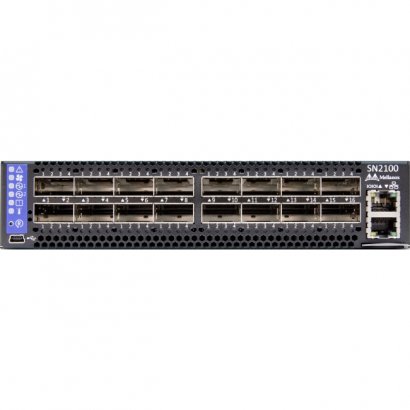 Mellanox Half-Width 16-Port Non-Blocking 100GbE Open Ethernet Switch System MSN2100-CB2RC