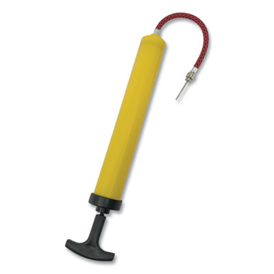 Champion Sports Hand Pump, 12", Plastic, Yellow/Black CSIIP12