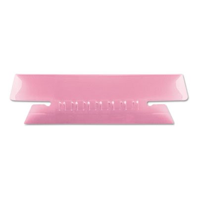 Pendaflex Hanging File Folder Tabs, 1/3 Tab, 3 1/2 Inch, Pink Tab/White Insert, 25/Pack PFX4312PIN