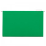 UNV14217 Hanging File Folders, 1/5 Tab, 11 Point Stock, Legal, Green, 25/Box UNV14217