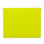 UNV14119 Hanging File Folders, 1/5 Tab, 11 Point Stock, Letter, Yellow, 25/Box UNV14119