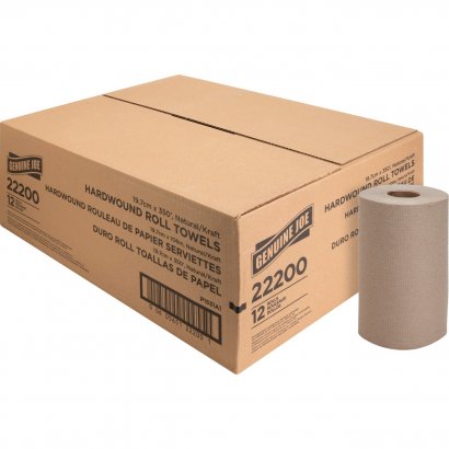 Genuine Joe Hard Wound Roll Towel 75004322