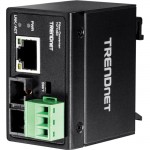 Hardened Industrial 100Base-FX Multi-Mode SC Fiber Converter (2 km, 1.2 mi.) TI-F10SC
