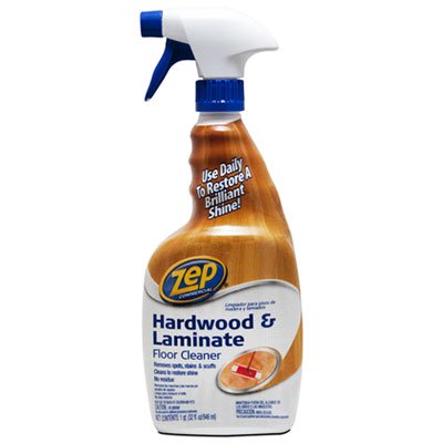 Zep Commercial Hardwood and Laminate Cleaner, 32 oz Spray Bottle ZPEZUHLF32EA