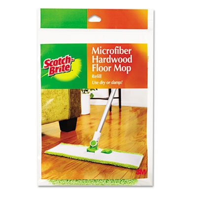 Scotch-Brite M005R Hardwood Floor Mop Refill, Microfiber MMMM005R