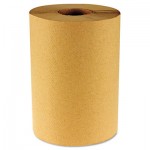 BWK 6256 Hardwound Paper Towels, Nonperforated 1-Ply Kraft, 800ft, 6 Rolls/Carton BWK6256