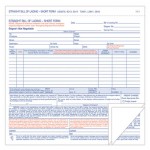 TOPS Hazardous Material Short Form, 7 x 8 1/2, Three-Part Carbonless, 250 Forms TOPL3841