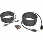 Tripp Lite HDMI/DVI/USB KVM Cable Kit, 15 ft P782-015-DH