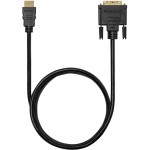 Kensington HDMI (M) to DVI-D (M) Passive Bi-Directional Cable, 6ft K33022WW