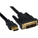 Unirise HDMI Male to DVI-D 12+1 M-M Cable HDMID-03F-MM
