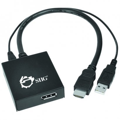 SIIG HDMI to DisplayPort 4K Ultra HD Active Adapter CE-H22A11-S1