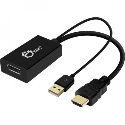 SIIG HDMI to DisplayPort 4K Ultra HD Converter CE-H22W11-S1