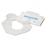 HOS HG-1000 Health Gards Toilet Seat Covers, Half-Fold, White, 250/Pack, 4 Packs/Carton HOSHG1000