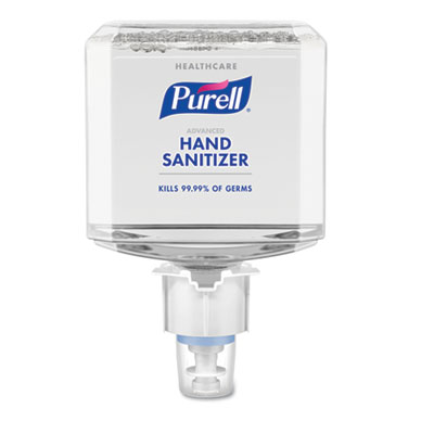 PURELL 5053-02 Healthcare Advanced Foam Hand Sanitizer, 1200 mL, Refreshing Scent, For ES4 Dispensers, 2/Carton GOJ505302