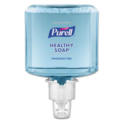 PURELL 5072-02 Healthcare HEALTHY SOAP Gentle and Free Foam, Fragrance-Free, 1,200 mL, For ES4 Dispensers, 2/Carton