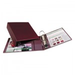 Avery Heavy-Duty Binder with One Touch EZD Rings, 11 x 8 1/2, 3" Capacity, Maroon AVE79363