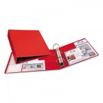 Avery Heavy-Duty Binder with One Touch EZD Rings, 11 x 8 1/2, 2" Capacity, Red AVE79582