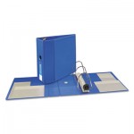 Avery Heavy-Duty Binder with One Touch EZD Rings, 11 x 8 1/2, 5" Capacity, Blue AVE79886