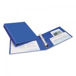 Avery Heavy-Duty Binder with One Touch EZD Rings, 11 x 8 1/2, 1" Capacity, Blue AVE79889