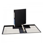 Avery Heavy-Duty Binder with One Touch EZD Rings, 11 x 8 1/2, 1" Capacity, Black AVE79990