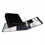 Avery Heavy-Duty Binder with One Touch EZD Rings, 11 x 8 1/2, 4" Capacity, Black AVE79984