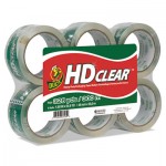 Duck Heavy-Duty Carton Packaging Tape, 1.88" x 55yds, Clear, 6 Rolls DUCCS556PK