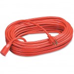 Compucessory Heavy Duty Extension Cord, 100', Orange 25150