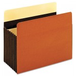 Globe-Weis Heavy-Duty File Pockets, 1 Pocket, Letter, Redrope PFX15444HD