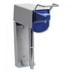 Zep Professional Heavy Duty Hand Care Wall Mount System, 1 gal, 5 x 4 x 14, Silver/Blue ZPE600101