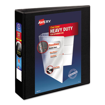 Avery Heavy-Duty Non Stick View Binder with DuraHinge and Slant Rings, 3 Rings, 2" Capacity, 11 x 8.5