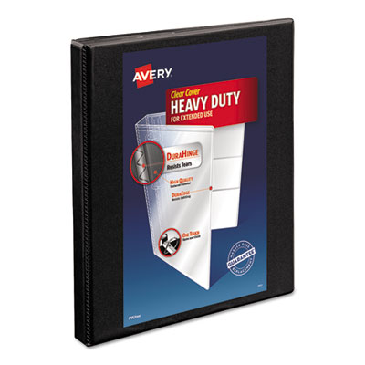 Avery Heavy-Duty Non Stick View Binder with DuraHinge and Slant Rings, 3 Rings, 0.5" Capacity, 11 x 8