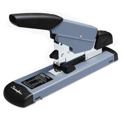 Swingline S7039005R Heavy-Duty Stapler, 160-Sheet Capacity, Black/Gray SWI39005