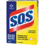 S.O.S Heavy Duty Steel Wool Soap Pads 88320BD