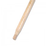 Heavy-Duty Threaded End Lacquered Hardwood Broom Handle, 1 1/8" Dia. x 60 Long BWK137