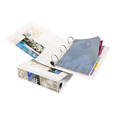 Avery Heavy-Duty View Binder w/Locking 1-Touch EZD Rings, 2" Cap, White AVE79192