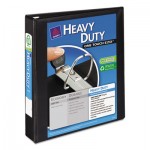 Avery Heavy-Duty View Binder w/Locking 1-Touch EZD Rings, 1 1/2" Cap, Black AVE79695