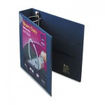 Avery Heavy-Duty View Binder w/Locking 1-Touch EZD Rings, 2" Cap, Navy Blue AVE79802