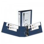 Avery Heavy-Duty View Binder w/Locking 1-Touch EZD Rings, 3" Cap, Navy Blue AVE79803