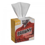 Brawny Industrial Heavyweight HEF Disposable Shop Towels, 9x12.5, White, 176/Box, 10 Box/Crtn GPC29322