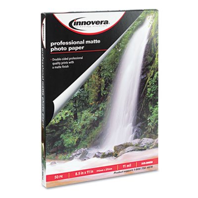 IVR99650 Heavyweight Photo Paper, Matte, 8-1/2 x 11, 50 Sheets/Pack IVR99650