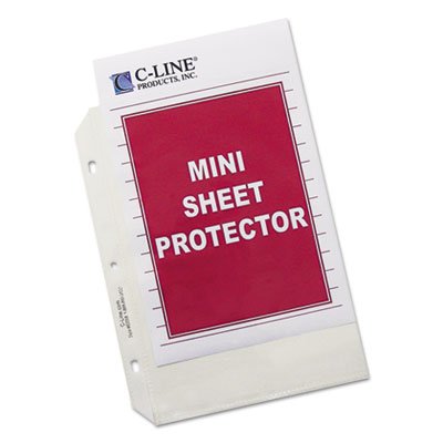 C-Line Heavyweight Polypropylene Sheet Protector, Clear, 2", 8 1/2 x 5 1/2, 50/BX CLI62058